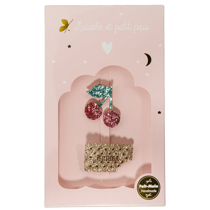 Cherry & cookie box set - Cherry & cookie brooch