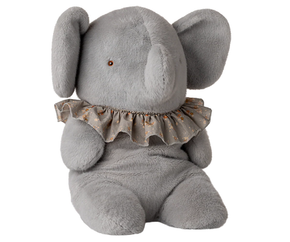 Maileg Elephant Plush Big Blue/Grey