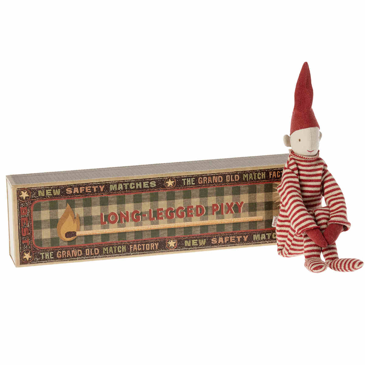 Maileg Long Legged Pixy
in Matchbox Small