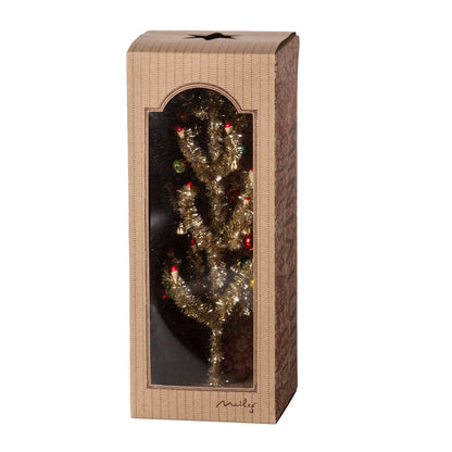 Maileg Gold Christmas Tree in gift box packaging