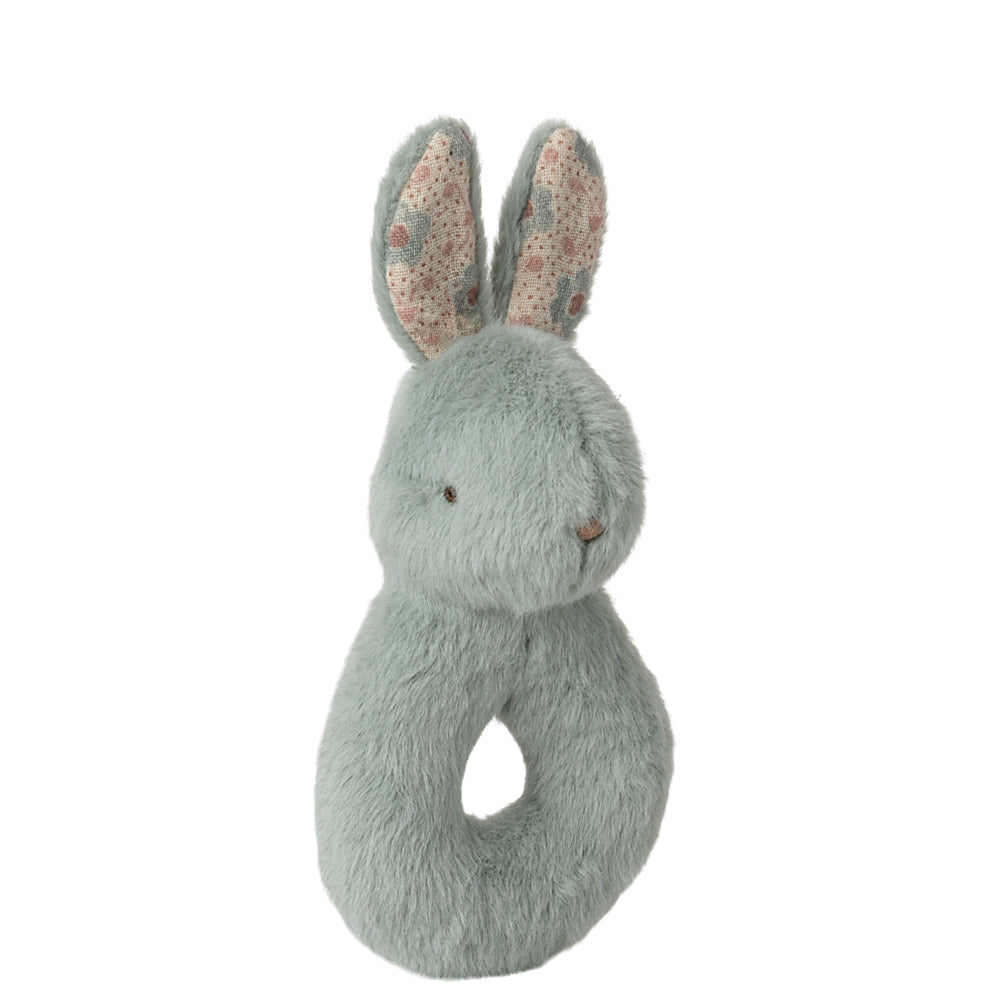 Maileg Rabbit Rattle Set - Mint