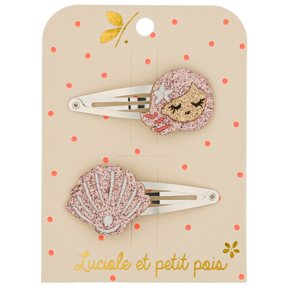 Pearly the Mermaid Hair Clips (pair)
