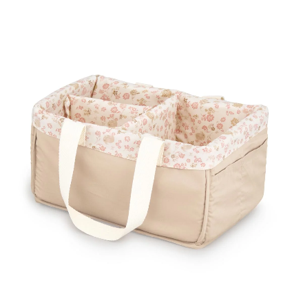 Cam Cam Copenhagen Changing Caddy Augusta floral print - organic cotton nappy caddy organizer