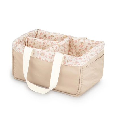 Cam Cam Copenhagen Changing Caddy Augusta floral print - organic cotton nappy caddy organizer