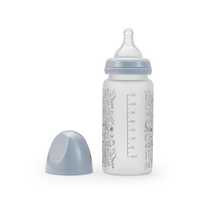 Elodie Glass Feeding Bottle - 270ml Borosilicate Glass Baby Bottle