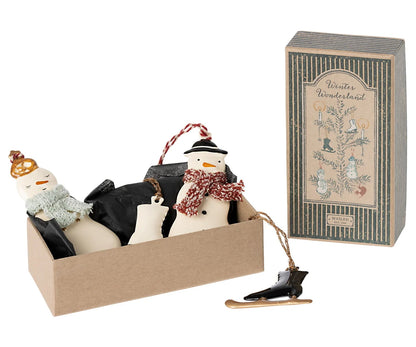 Maileg, Metal Ornament Set - Winter Wonderland