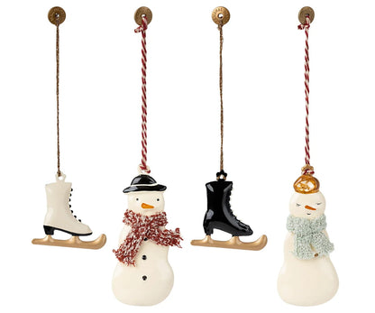 Maileg, Metal Ornament Set - Winter Wonderland