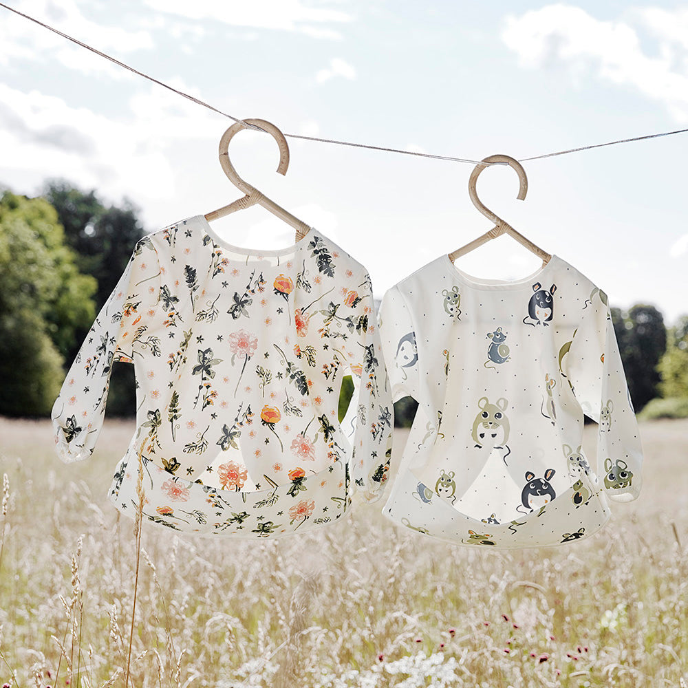 Longsleeved Baby Bib - Meadow Blossom