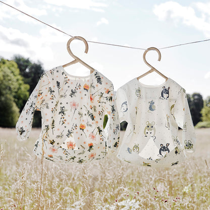 Longsleeved Baby Bib - Meadow Blossom